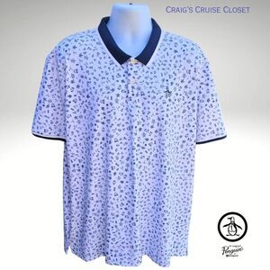 Whimsical Print Golf/Polo Shirt, Penguin Sportswear, Men's XXL